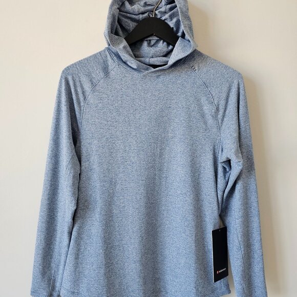 NWT LULULEMON HWDN Heathered Washed Denim License To Train Hoodie Men's Small - Picture 1 of 11